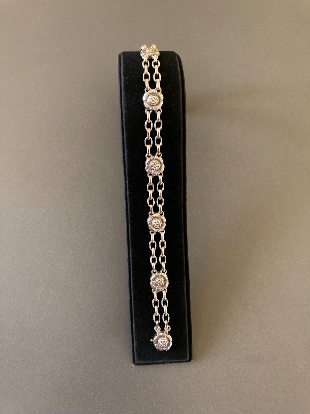 Georg Jensen Danish Silver Bracelet. No 50A. View III