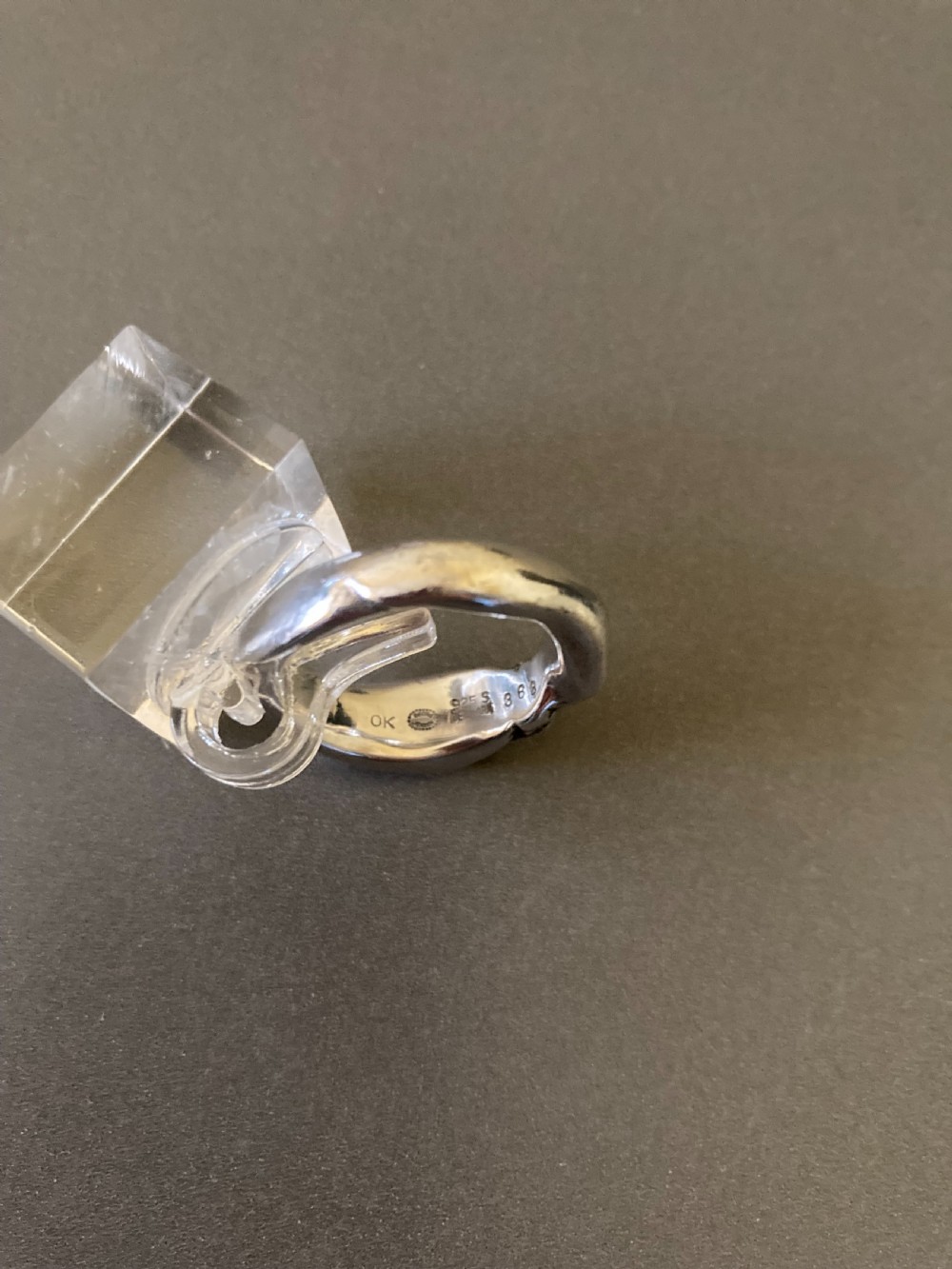 Georg Jensen Danish Silver Ring. By Ole Kortzau. View V