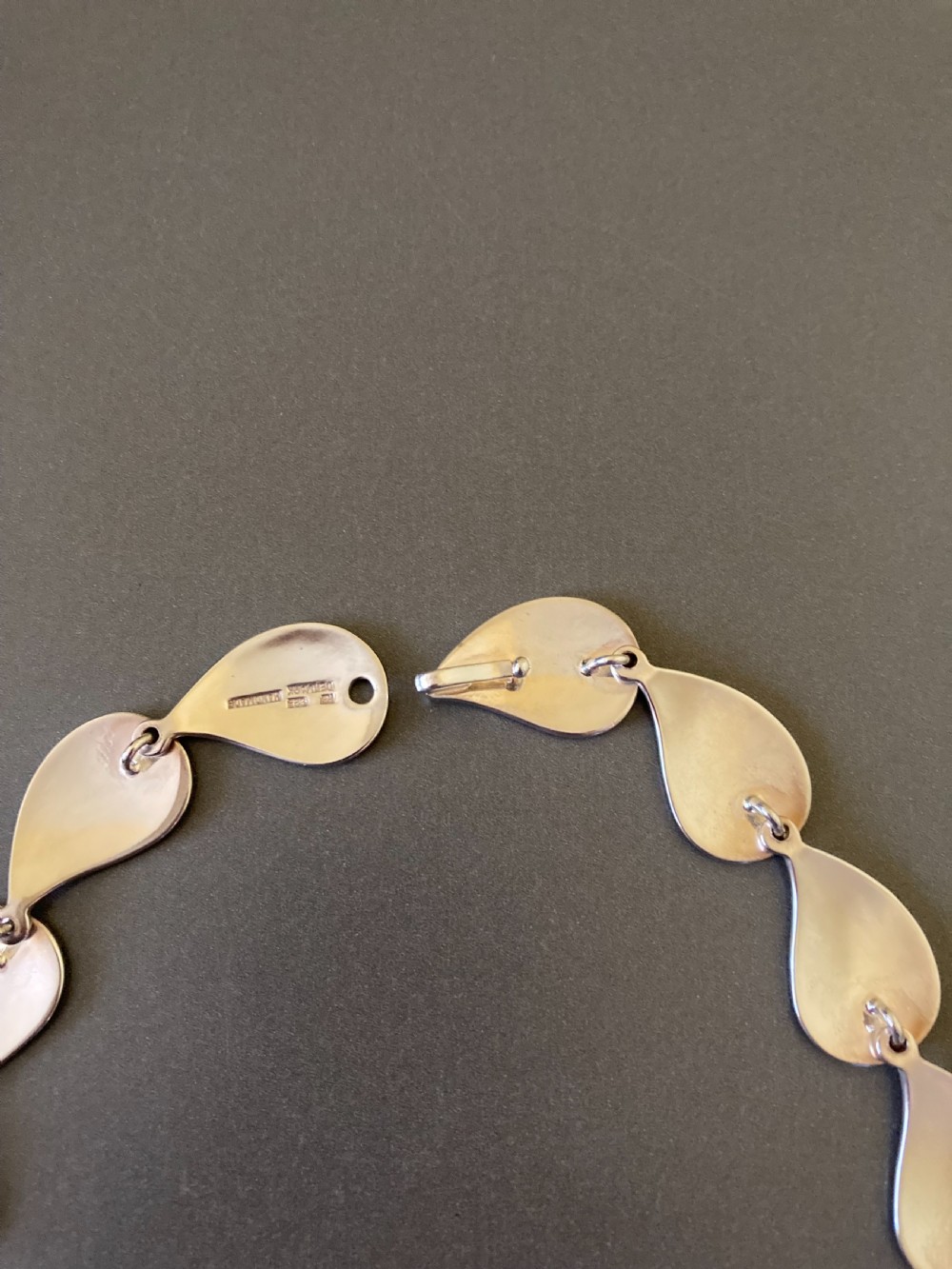 Danish Silver Necklace. By Randers Silver. 1960s. View VI