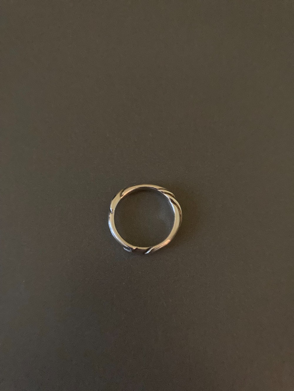 Georg Jensen Danish Silver Ring. By Ole Kortzau. 1960s. View III