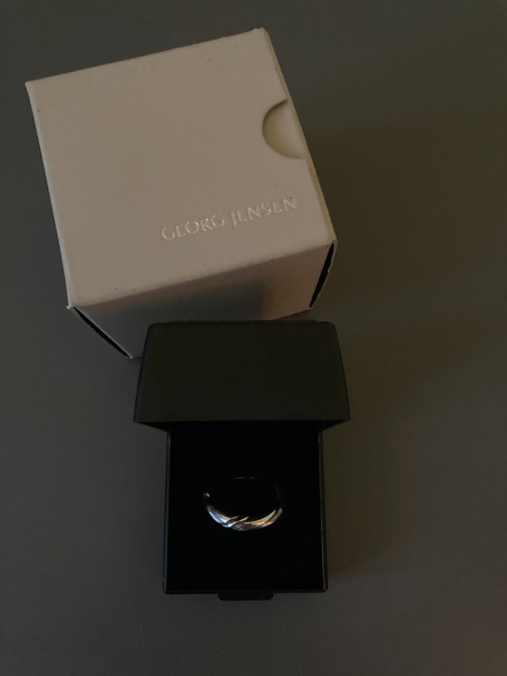 Georg Jensen Danish Silver Ring. By Ole Kortzau. 1960s. View V