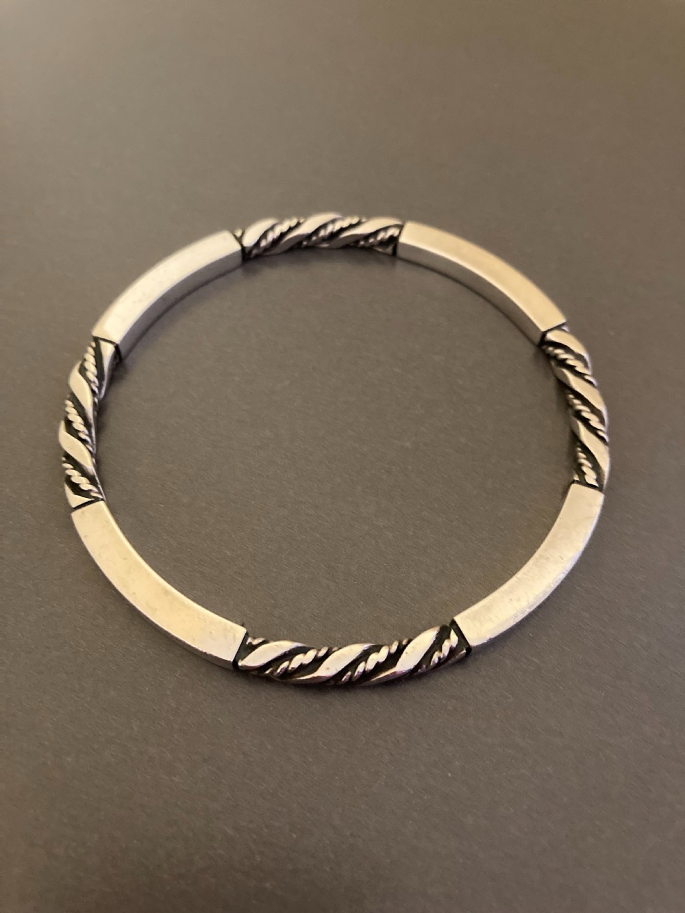 Georg Jensen Danish Silver Bangle. No 17C.
