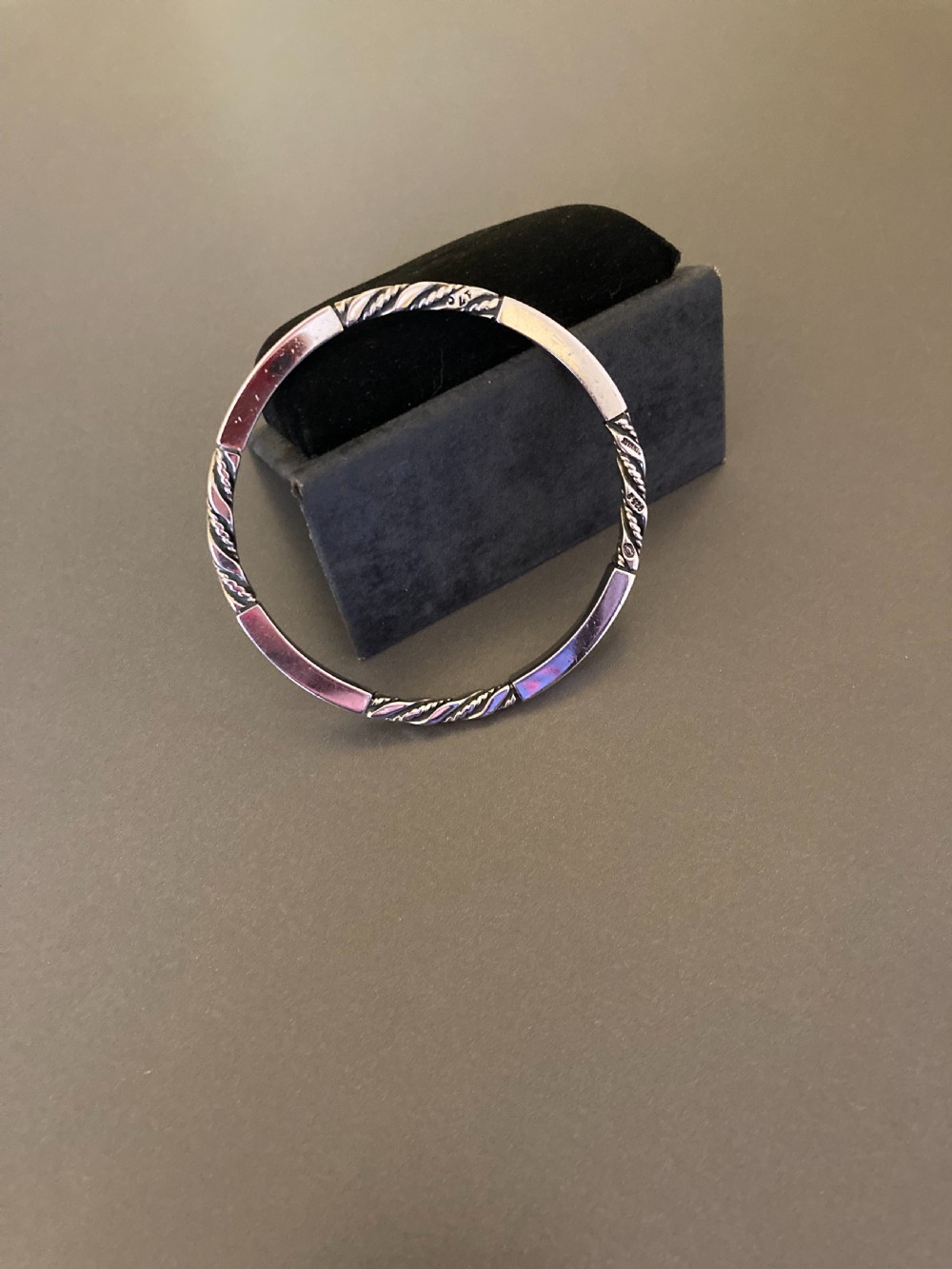 Georg Jensen Danish Silver Bangle. No 17C. View II