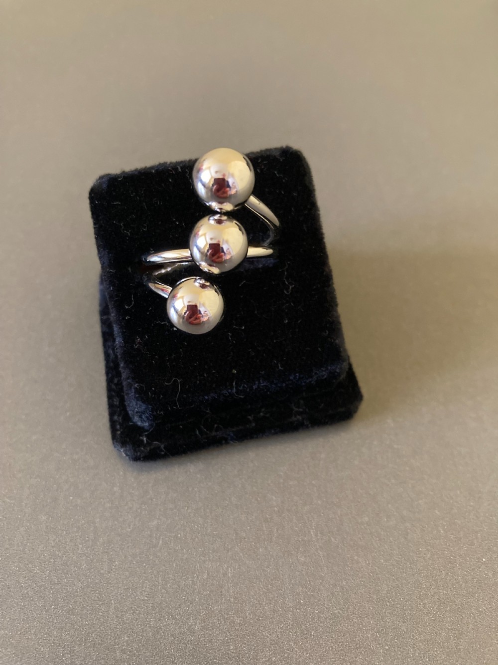 Danish Silver Ring. By Randers Silver. 1960s. View II