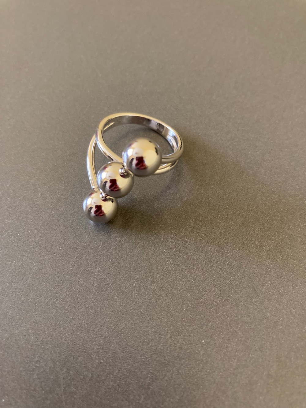 Danish Silver Ring. By Randers Silver. 1960s. View III