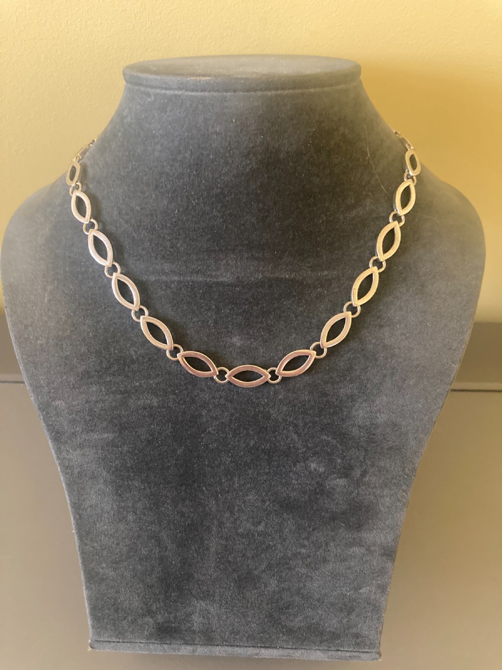 Danish Silver Necklace. 1960s. By Randers Silver. View V