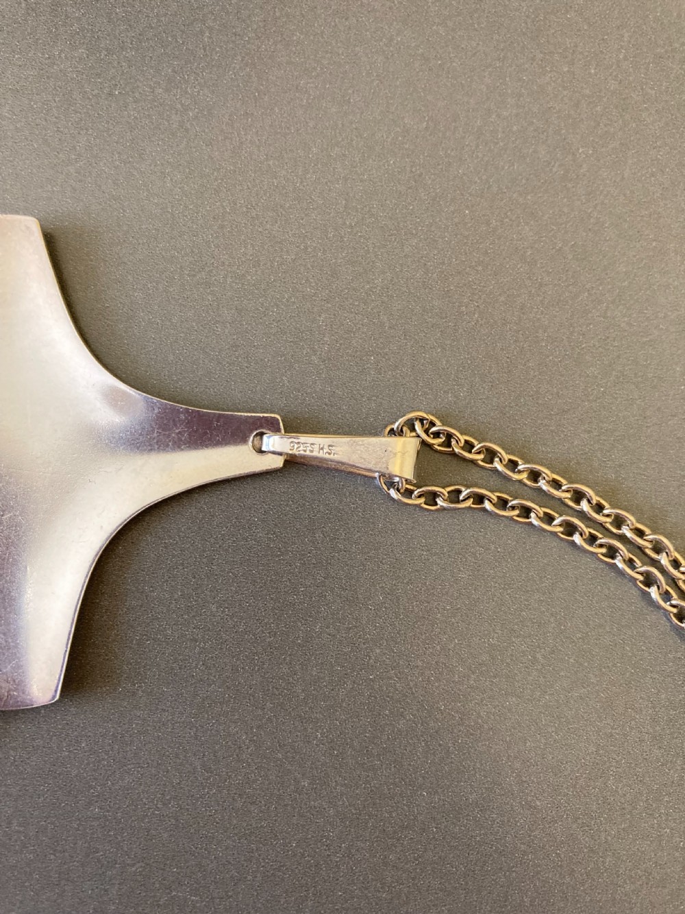 Danish Silver Pendant. 1960s. By Hermann Siersbol. View VI