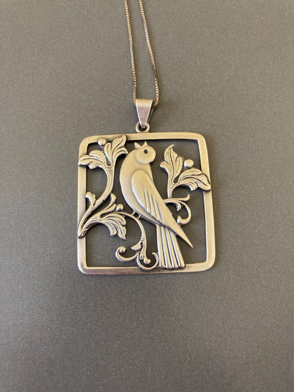 Danish Silver Pendant. 1930s.