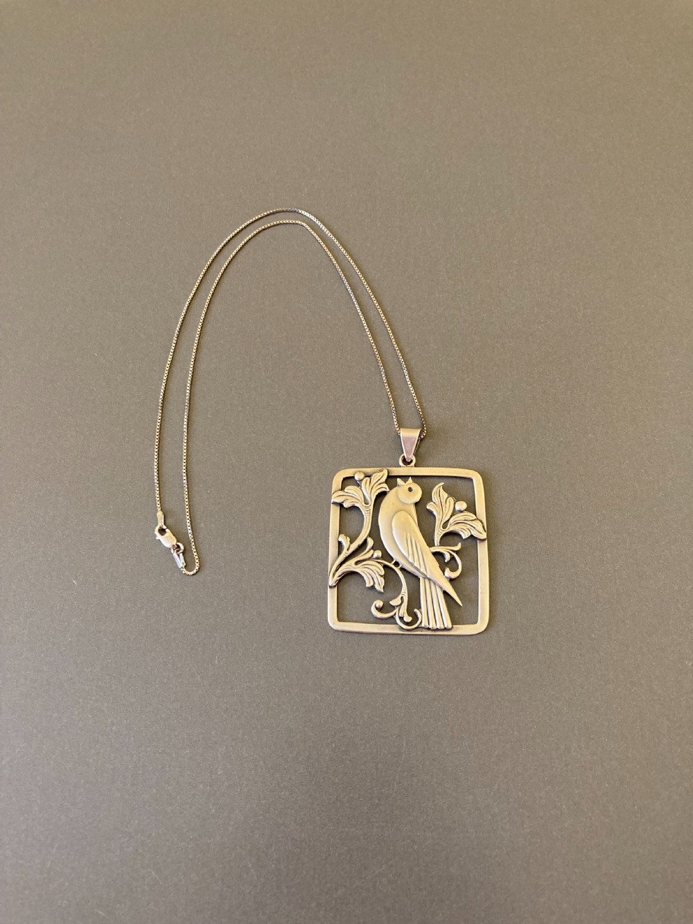 Danish Silver Pendant. 1930s. View II