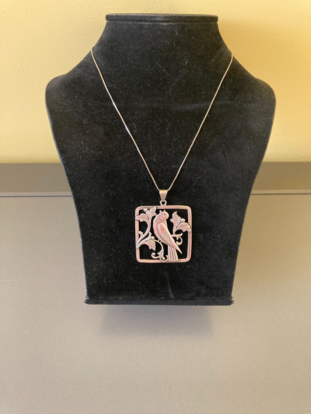 Danish Silver Pendant. 1930s. View III