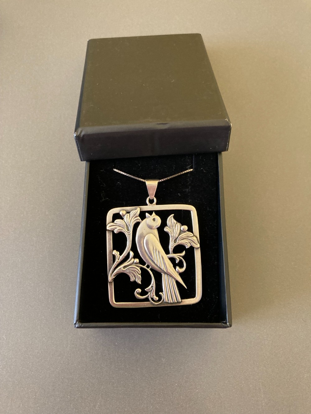 Danish Silver Pendant. 1930s. View VI