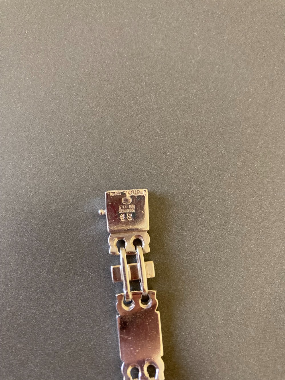 Georg Jensen Danish Silver Bracelet. No 48. View V