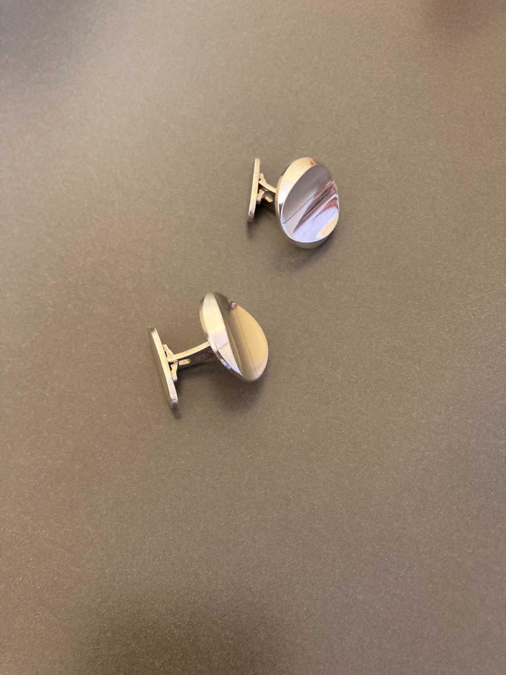Georg Jensen Danish Silver Cuff Links. No 107. View II
