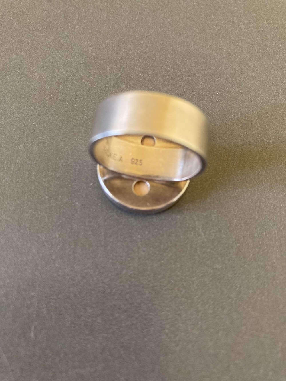 Danish Silver Ring. By Hilke Andersen. View IV