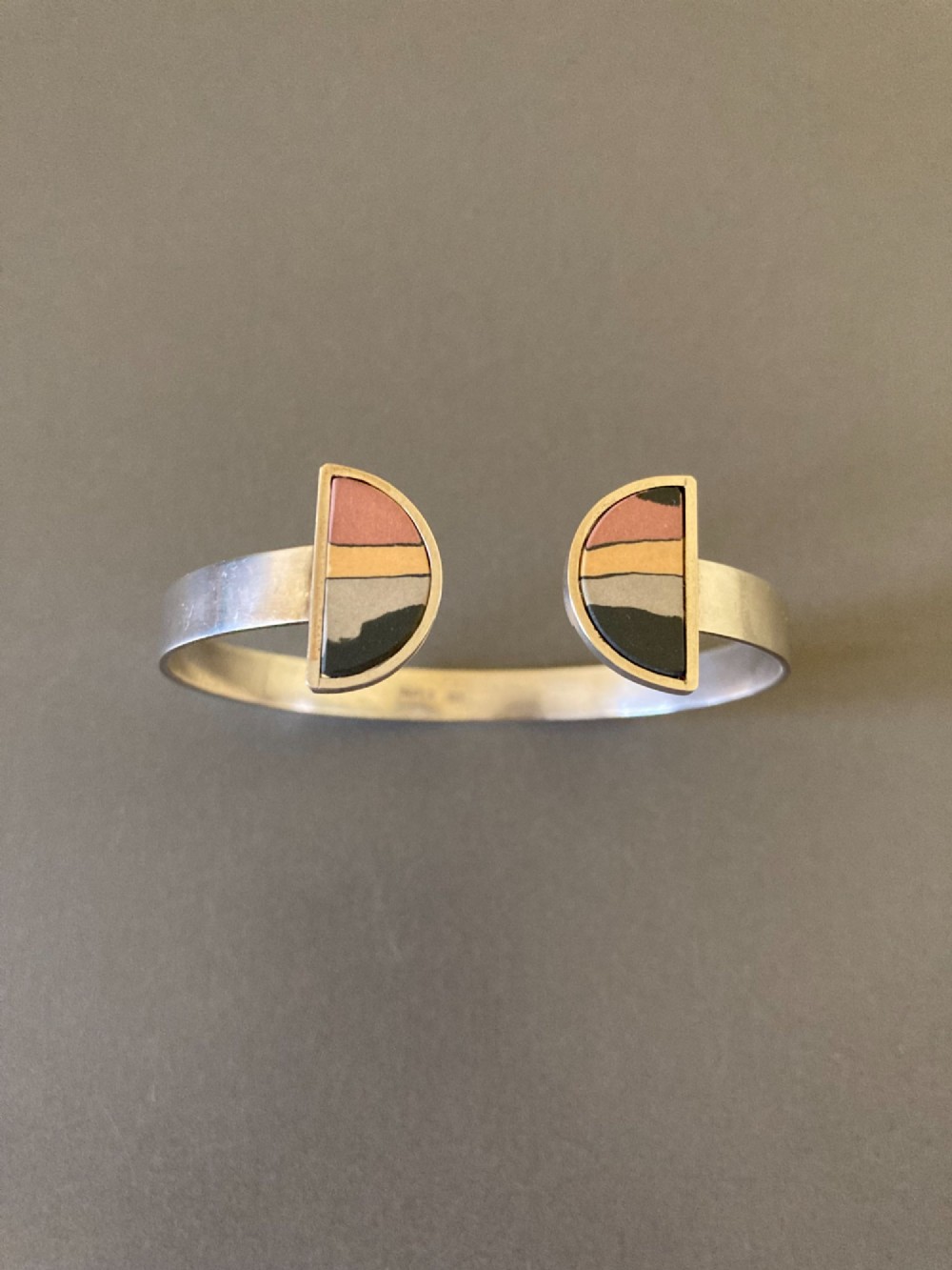 Danish Silver Bangle. By Hilke Andersen.