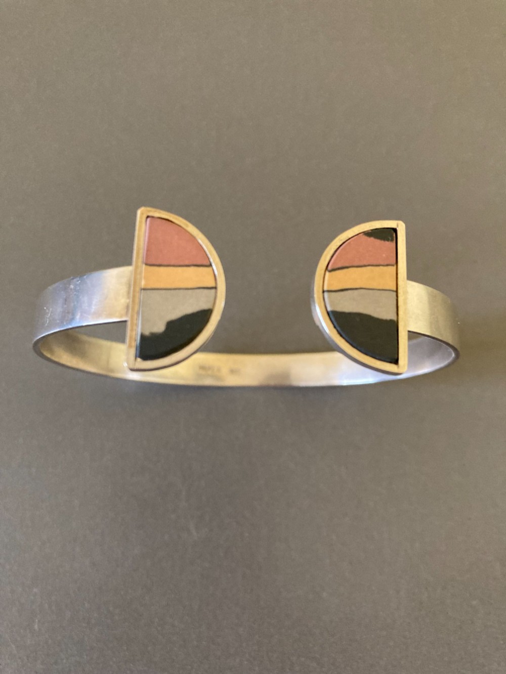 Danish Silver Bangle. By Hilke Andersen. View II