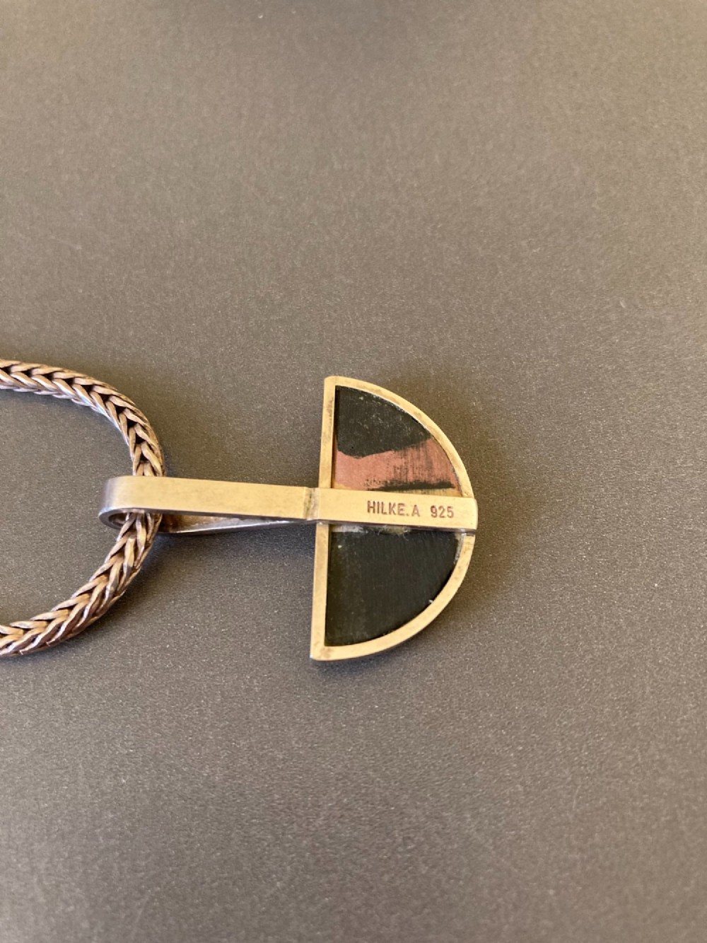 Danish Silver Pendant. By Hilke Andersen. View V