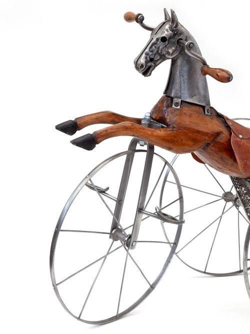 FRENCH VELOCOPEDE CHAIN DRIVEN HORSE TRICYCLE - ADDITIONAL PHOTO 2