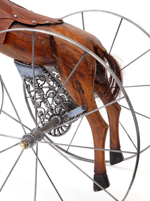 FRENCH VELOCOPEDE CHAIN DRIVEN HORSE TRICYCLE - ADDITIONAL PHOTO 3