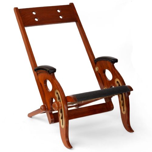 MATCHED PAIR OF 19TH C FOLDING COLONIAL CAMPAIGN CHAIRS - ADDITIONAL PHOTO 7
