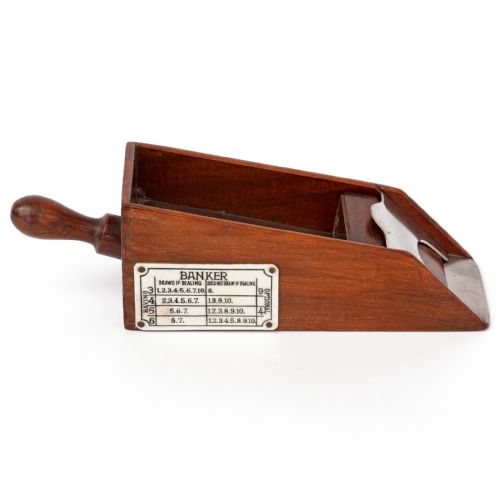 SUPERB MINIATURE MAHOGANY CARD SHOE - ADDITIONAL PHOTO 1