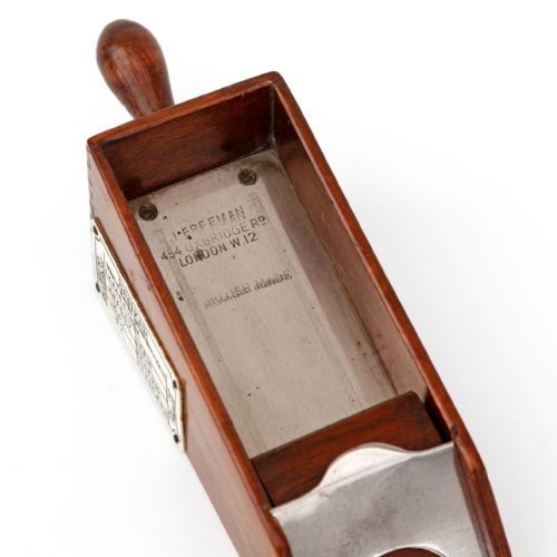 SUPERB MINIATURE MAHOGANY CARD SHOE - ADDITIONAL PHOTO 3