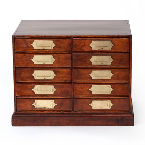 RARE FABULOUS QUALITY WALNUT JEWELLERS CABINET - ADDITIONAL PHOTO 2