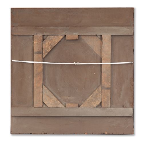 FRENCH PROVINCIAL CINEMA ADVERTISING BOARD WITH DISTRESSED MIRROR PLATE - ADDITIONAL PHOTO 2