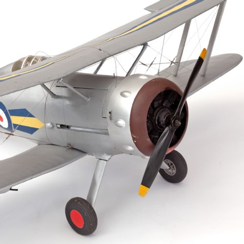 GLOSTER GLADIATOR RETIRED FLYING MODEL OF 73 SQUADRON - ADDITIONAL PHOTO 1