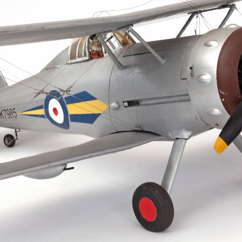GLOSTER GLADIATOR RETIRED FLYING MODEL OF 73 SQUADRON - ADDITIONAL PHOTO 3