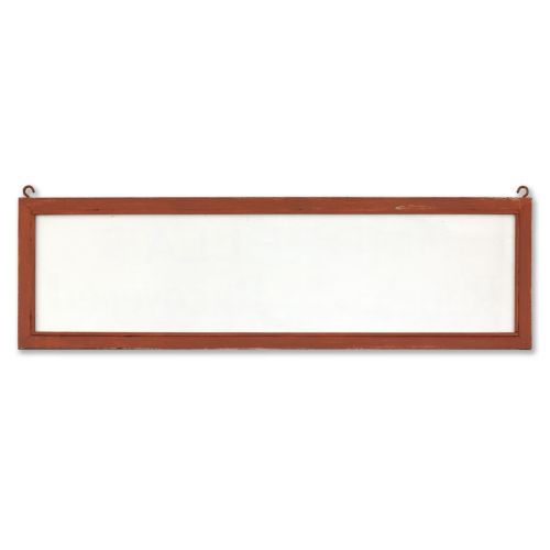 SUPER PAINTED GLASS SHOP TRADE SIGN IN ORIGINAL WOODEN FRAME - ADDITIONAL PHOTO 2