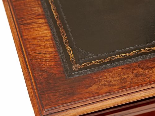HOWARD SONS ROSEWOOD GOTHIC REVIVAL LIBRARY OR DISPLAY TABLE - ADDITIONAL PHOTO 1