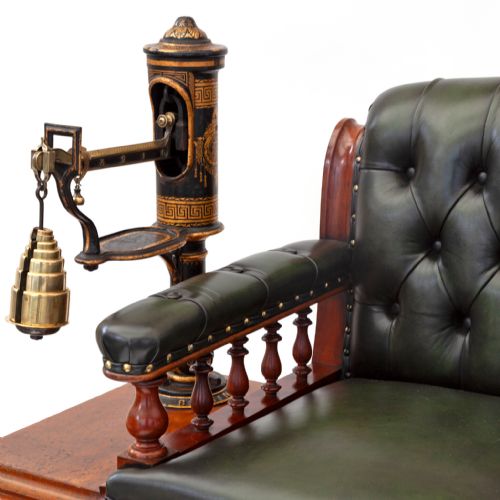 STUNNING CONDITION MAHOGANY JOCKEY SCALE BY W T AVERY - ADDITIONAL PHOTO 1