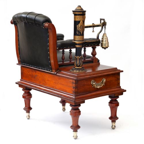 STUNNING CONDITION MAHOGANY JOCKEY SCALE BY W T AVERY - ADDITIONAL PHOTO 6