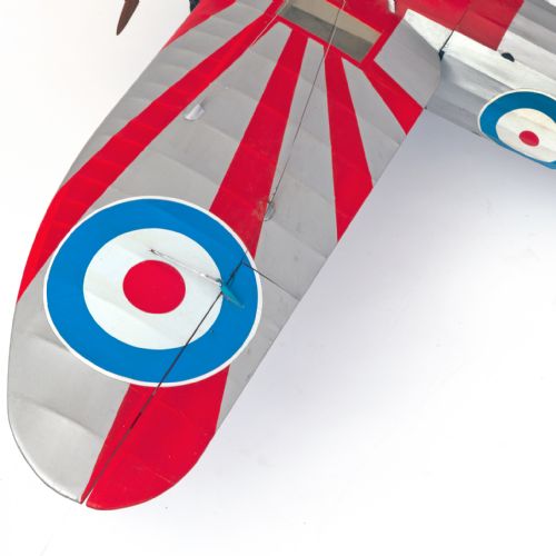 BRISTOL M1 MONOPLANE WITH RED SUNBURST RETIRED FLYING MODEL - ADDITIONAL PHOTO 2