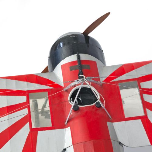 BRISTOL M1 MONOPLANE WITH RED SUNBURST RETIRED FLYING MODEL - ADDITIONAL PHOTO 3