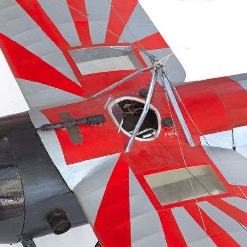 BRISTOL M1 MONOPLANE WITH RED SUNBURST RETIRED FLYING MODEL - ADDITIONAL PHOTO 4