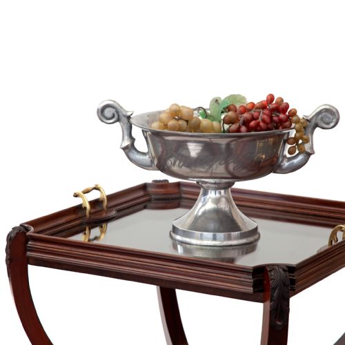 UNUSUAL PEWTER CHAMPAGNE BOWL FROM A PARIS RESTAURANT - ADDITIONAL PHOTO 1