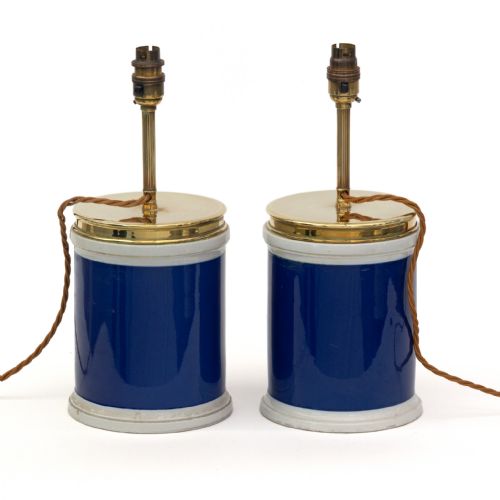 PAIR OF VICTORIAN APOTHECARY JAR TABLE LAMPS - ADDITIONAL PHOTO 2