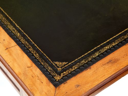 HOWARD SONS SATIN BIRCH AESTHETIC STYLE WRITING TABLE - ADDITIONAL PHOTO 4