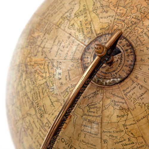 CHANDY CHARAN CO OF CALCUTTA 12 TERRESTRIAL GLOBE - ADDITIONAL PHOTO 2