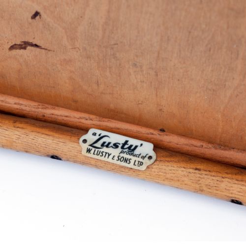 CANE BOUND BEECH DRINKS TROLLEY BY LUSTY OF LEICESTER - ADDITIONAL PHOTO 5