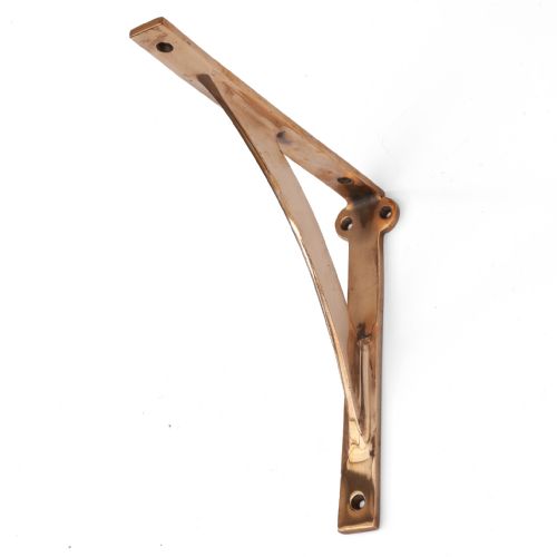 FIVE HEAVY CAST IRON BRONZE SHELF BRACKETS - ADDITIONAL PHOTO 2