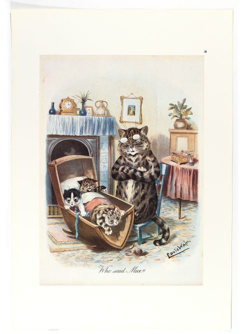 FIVE DIFFERENT LOUIS WAIN PEARS PRINTS - ADDITIONAL PHOTO 1