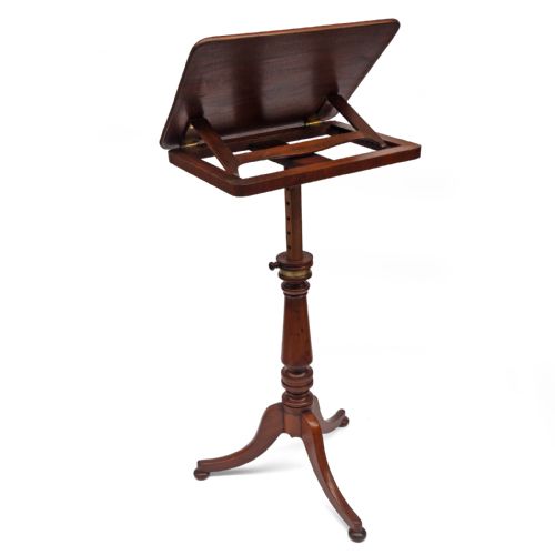 FULLY ADJUSTABLE WALNUT MUSIC STAND OR LECTERN - ADDITIONAL PHOTO 2