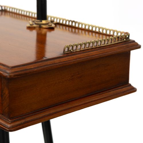 SUPERB QUALITY ADJUSTABLE GENTLEMAN'S SHAVING STAND - ADDITIONAL PHOTO 2