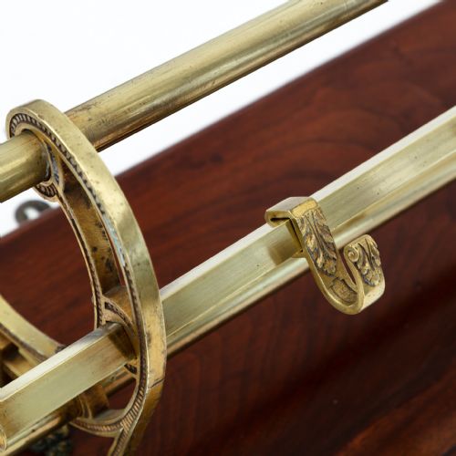 CHUNKY BASS COAT RACK WITH BEAUTIFULLY CAST MOUNTING PLATES - ADDITIONAL PHOTO 3