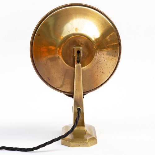 BRASS TABLE LAMP INSPIRED BY FRITZ LANG'S FILM METROPOLIS - ADDITIONAL PHOTO 3