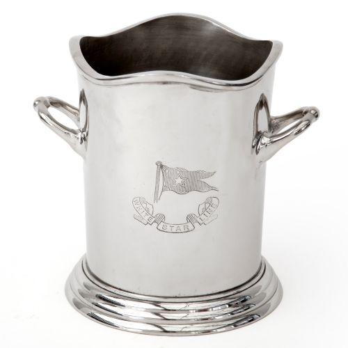 White Star Line Silver Plated Twin Handled Wine Cooler