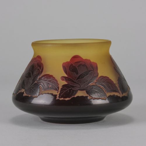 20TH CENTURY CAMEO GLASS VASE ENTITLED FLORAL BOWL BY PAUL NICOLAS - ADDITIONAL PHOTO 6